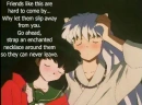 Inuyasha and Kagome = Good Friends