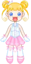 cute pixel girl