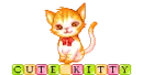 cute kitten blinkie