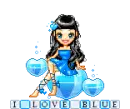 blue