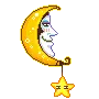 moon and star