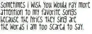 To Scared To Say
