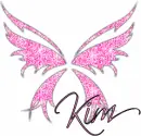 Kim-pink butterfly