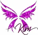 Kim-purplish butterfly