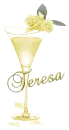 Rose Cocktail Glass Yellow - Teresa