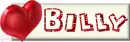 Heart Nameplate- Billy