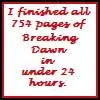 I finished Breaking Dawn