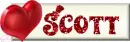 Heart Nameplate- Scott