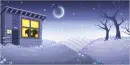 blue night