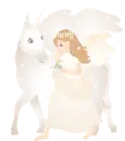 little angel and the white horse