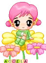 cute girl blinkie for aggela