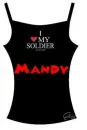 I Love My Soldier Cami- Mandy