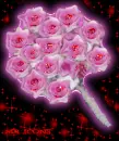 PINK GLITTER ROSES