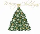 Gold Chrismas Tree (animated)- Merry Christmas