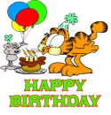 garfield - happy birthday