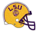 LSU Glitter Helmet