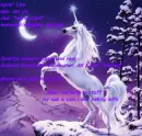 Unicorn in the Snow