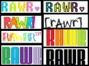 Rawr Collage