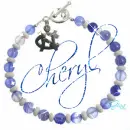Carolina Tarheels Charm Bracelet (with sparkles)- Cheryl