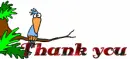  animated birds thank you