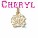 Carolina Tarheels Logo Charm (with sparkles)- Cheryl