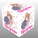 Teddy Bear Sleeping with Baby Bottle (with floating hearts) Cube- Addyson 
