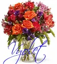Bouquet of Autumn Flowers (with sparkles)- Vyolet