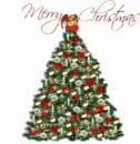 Red Chrismas Tree (animated)- Merry Christmas