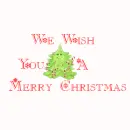 Talking Chrismas Tree (animated)- We Wish You A Merry Christmas