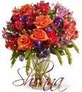 Bouquet of Autumn Flowers (with sparkles)- Shonna