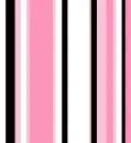 Pink, Black, & White Stripes