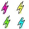 colerful thunders