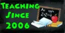 Teaching Tag (chaulk board & books)- Teaching Since 2006