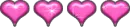 pink hearts