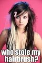 Who Stole My HairBrush??!?!