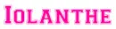 Name- Iolanthe