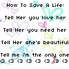 How to save a life.