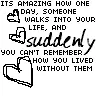Suddenly