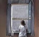 Girl Looking at Rain
