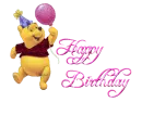 Winnie the Pooh Happy Birthday