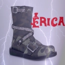Camo Rocker Boot Shoe (with lightning background)- Erica