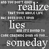 Lies.. All lies