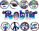 groovy peace tye dye text (robin)