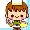 lil boy making cake