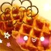 smiley waffle