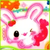 bunny with candy