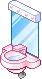 pink sink
