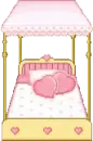 pink bed