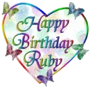 Ruby Happy Birthday
