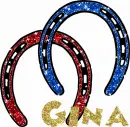 Horseshoes (glitter & sparkles)- Gina